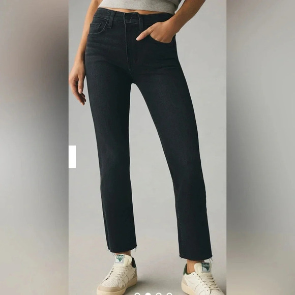 JOES JEANS BLACK CORDUROY THE CALLIE HIGH RISE CROPPED BOOT CUT SIZE 29 - Picture 1 of 10